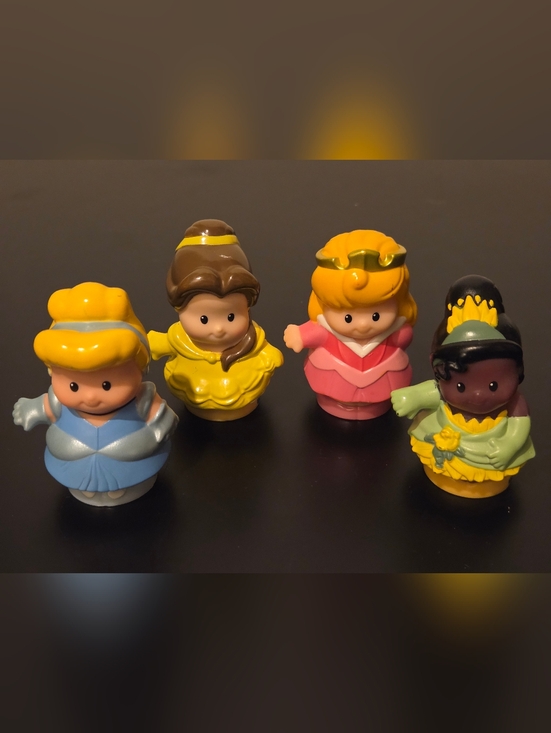 Fisher-Price Other - Little People Disney Cinderella Belle Aurora & Tiana Princess Talkers